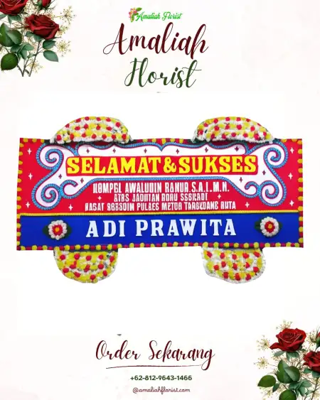 Papan Bunga Ucapan Selamat Tamiajeng